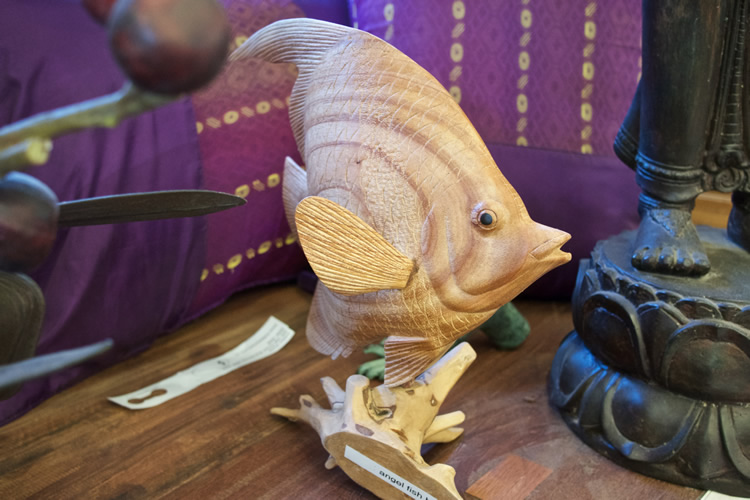 Angel Fish Wood Bali $175