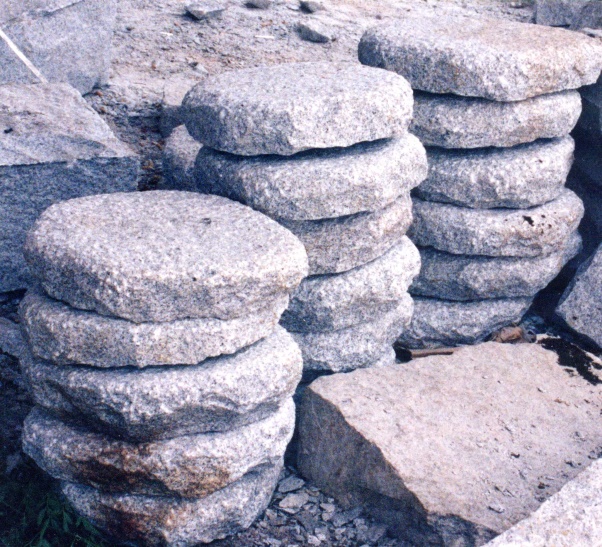 Flying Stone Granite Rough Edge <br>d35-40cm $80 <br>d55-60cm $90