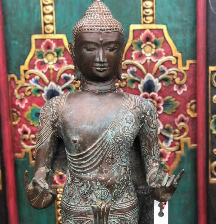 Standing Bronze Thai Buddha $2250