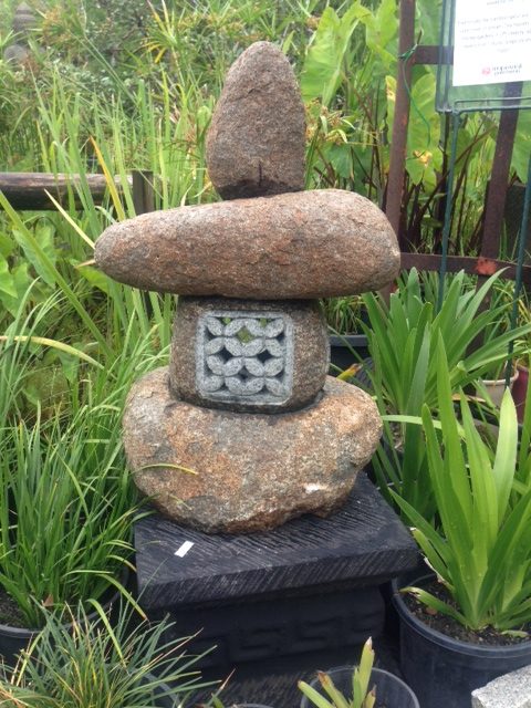 Small Natural Stone Lantern <br> h 55m 55kg $795