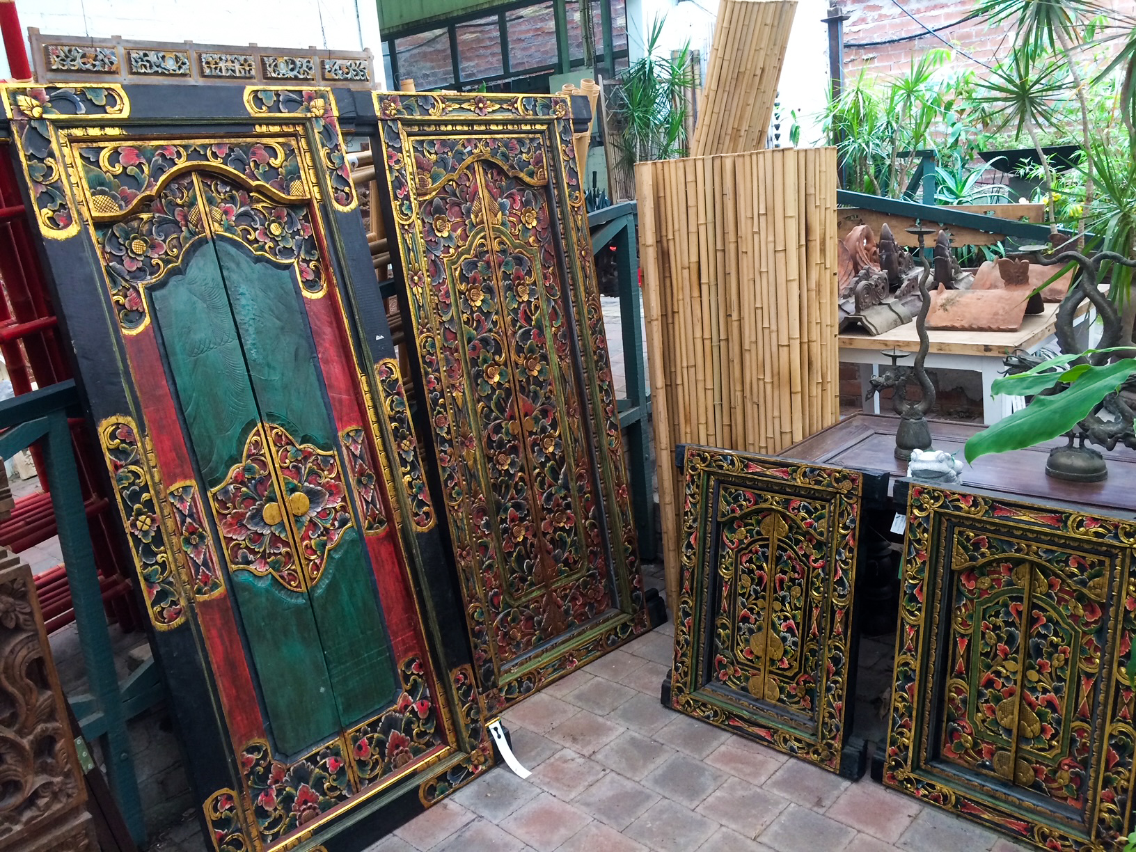 Hand Carved and Painted Doors $1,150