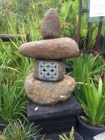 Small Natural Stone Lantern <br> h 55m 55kg $795