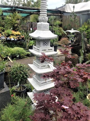 5 Storey Ornamental Pagoda <br>h183cm $3950 <br> OUT OF STOCK, CAN BE ORDERED