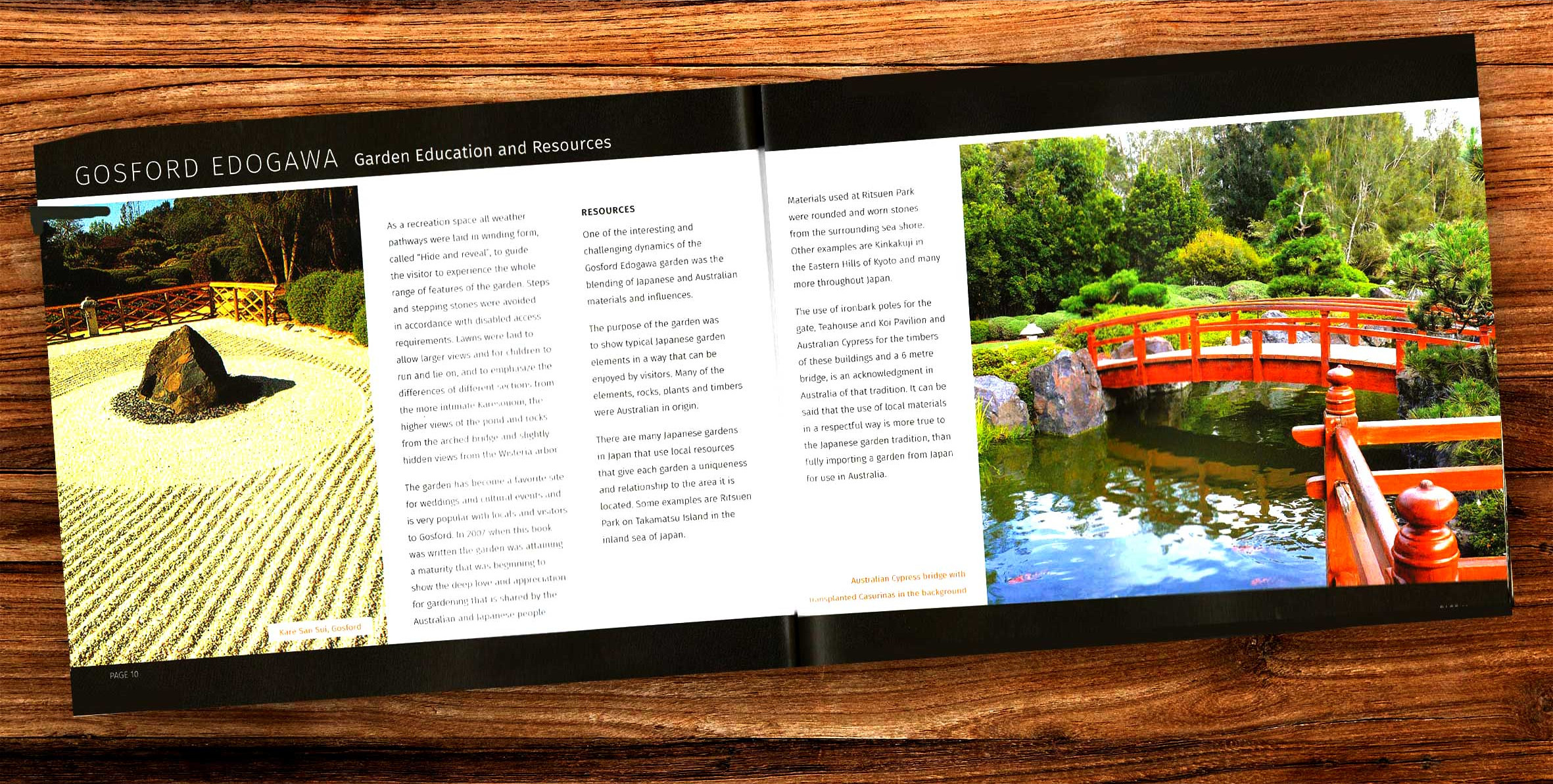 Inside layout of Chinese Garden book by Ken Lamb