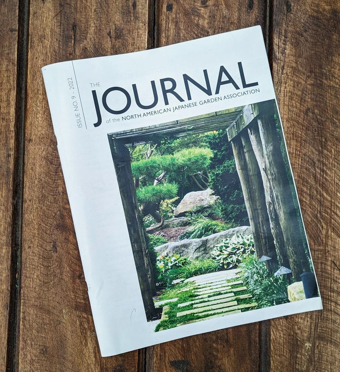 Cover of The Journal of the North American Japanese Garden Association issue no. 9, 2022