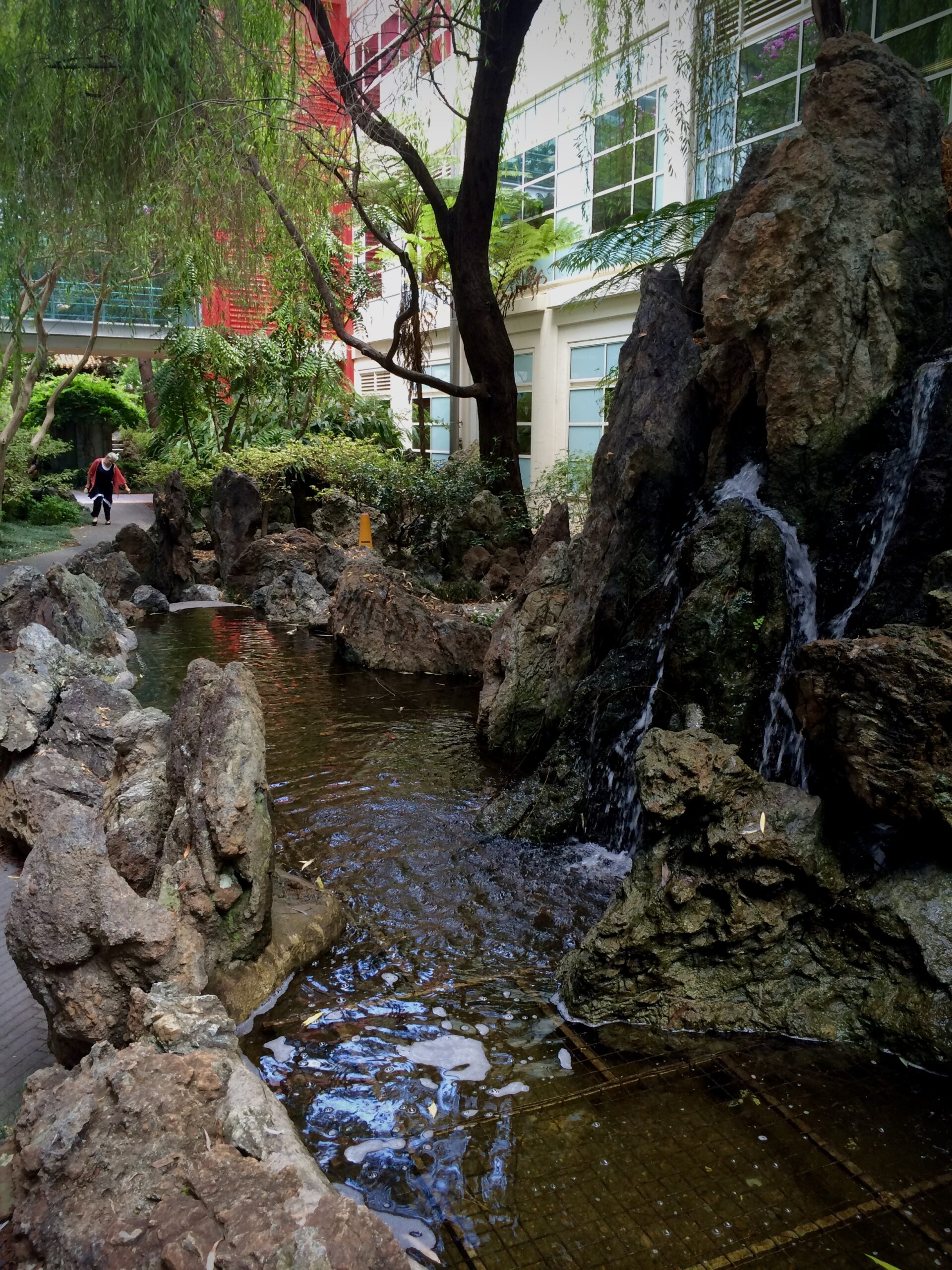 Water feature by Imperial Gardens at Westmead Childrens Hospital